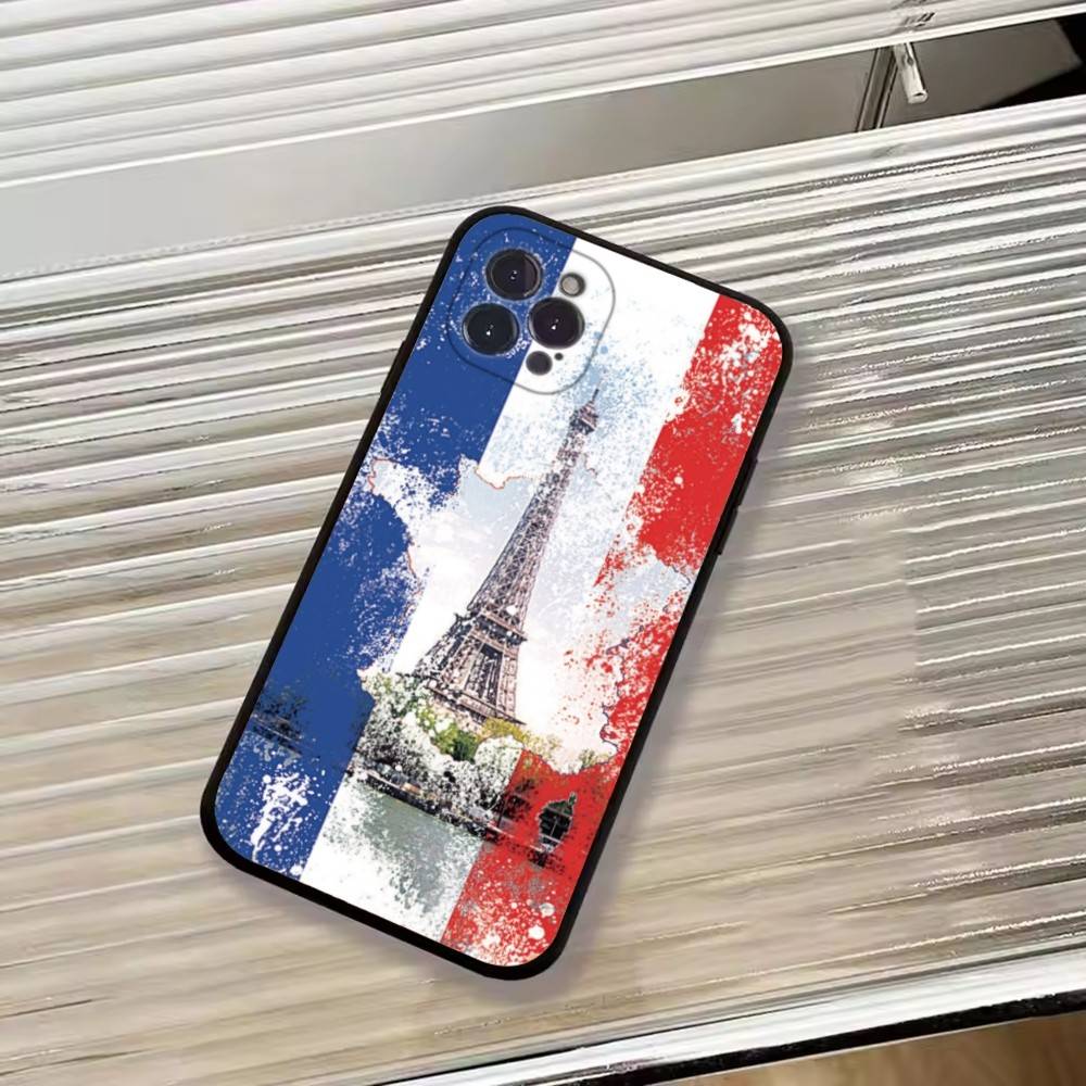 Football Competitions Cheer F-France Flag Phone Case For iPhone 17, 16,15,14,13,12,11 Plus,Pro Max, Others Soft Black Cover