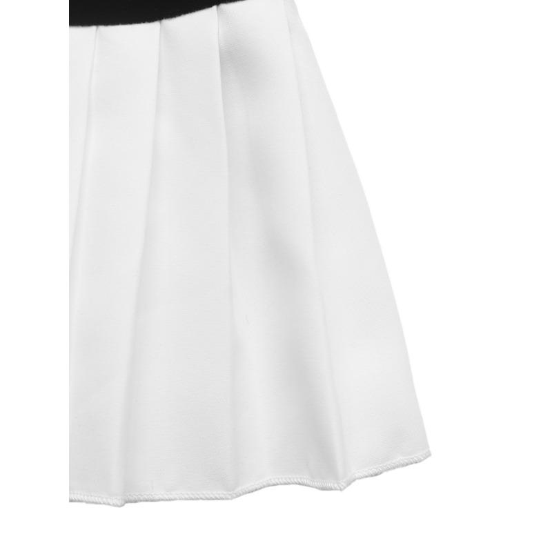 YYFS Women's Fashion Spring Fall Solid Color Print Long Sleeve V-Neck High Waist Casual Dresses