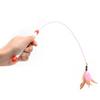 Bite resistance Interactive Cat Teaser Stick Kitten Teaser Wand Cat Feather Wand Pet Entertain Toy