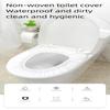 10pcs Travel Disposable Toilet Seat Cover Waterproof Portable Toilet Mat Baby Pregnant Mother, Individually Packed