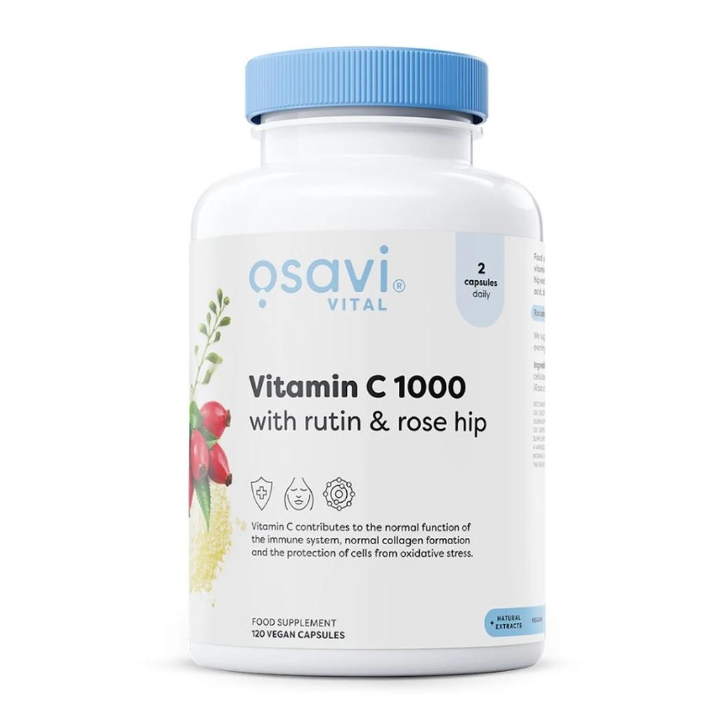 Vitamin C1000 with Rutin & Rose Hip - 120 vegan caps