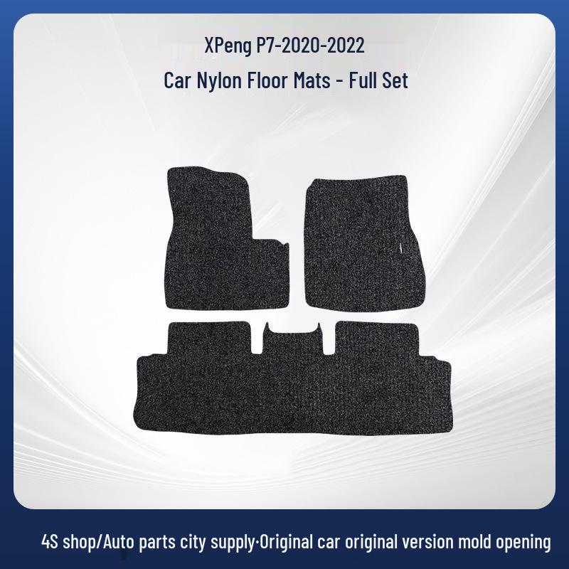 New Exquisite Flocking Anti-Wrinkle Floor Mats for XPeng P7 2020-2022, Left-Hand Drive