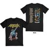 Anthrax 'Spreading Skater Notman Vintage' Black T Shirt - NEW Unisex T-Shirt