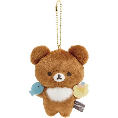 San-X Rilakkuma Hanging Plush Toy, Chairoikoguma MO67501