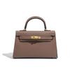 New trendy second-generation mini Kelly bag shoulder messenger bag niche contrasting handbag