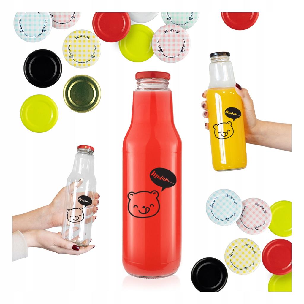 40X Butelki Kubuś 750Ml Z Nadrukiem Butelki Na Sok Wodę Syrop Soki Mleko