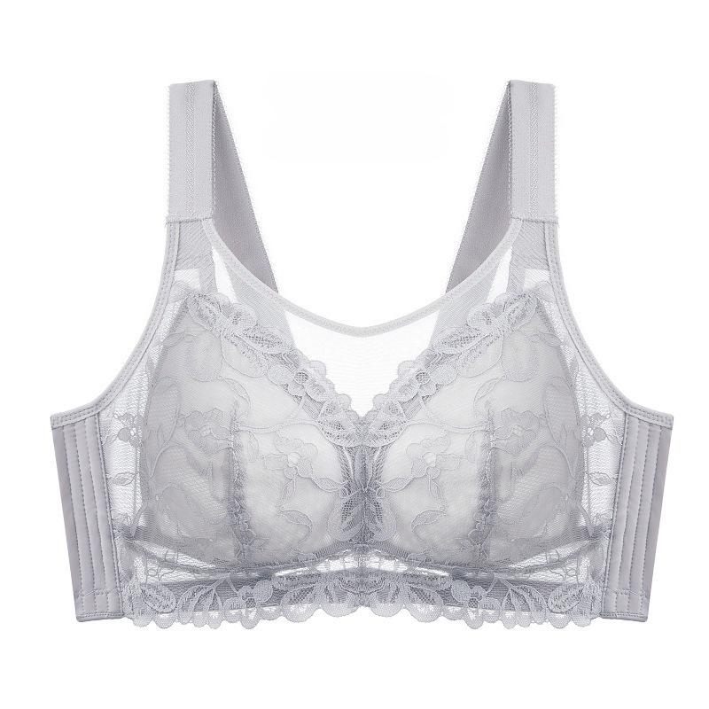 

Безкаркасний бюстгальтер з пуш-апом та підтримкою, бокова підтримка, бюстгальтер проти випирання, без бретелей 100F срібло сірий колір