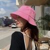 Trendy Black Fisherman Hat for Women, Summer Korean Style Casual Versatile Japanese Sun Protection Sun Hat, Men's Bucket Hat