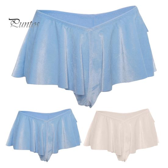 Women Shorts V-shaped Low Waist Ultra Short Pleated Solid Color Patchwork Elastic Soft Summer Lady Party Club Mini Skirt