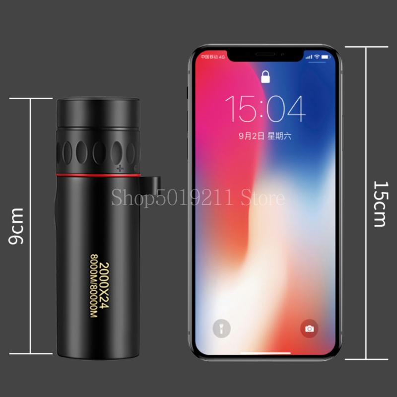 Mini Pocket Monocular Scope Zoom Telescope Handy Optics Scope for Outdoor Camping Hiking Traveling Hunting Compact Rifle