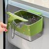 Space Saving Cabinet Door Compost Bin Plastic Food Waste Bin Kitchen Wastebasket  Bathroom