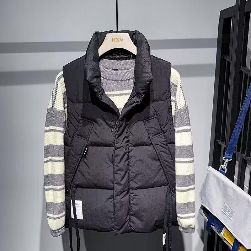 Men's Stylish Padded Vest - Warm Slim Fit Sleeveless Winter Jacket