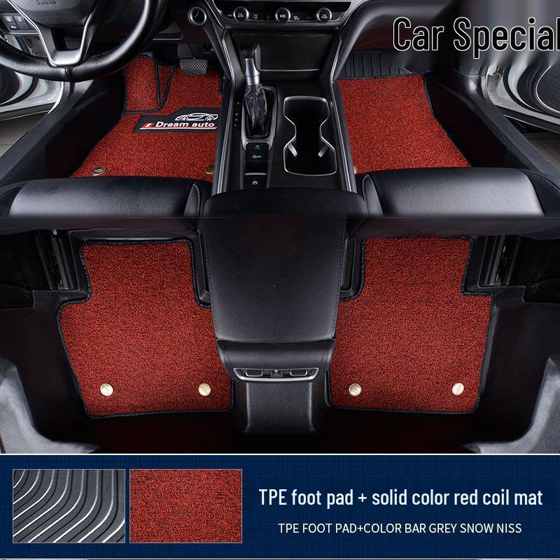 Geely Binyue Cool TPE Car Floor Mats – Waterproof, Wear-Resistant, Eco-Friendly, with Door Sill Protection