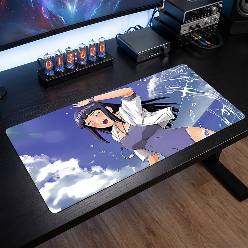 Hinata Hyuga Printed Mouse Pad Non-Slip Waterproof Rubber Desk Mat for Gaming Office Laptop Home Decor Gift