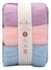 Hamanaka Aclaine Wool Felt, 3-Color Set (Approx. 8g Each) - Purple, Pink, and Light Blue, H441-140-5