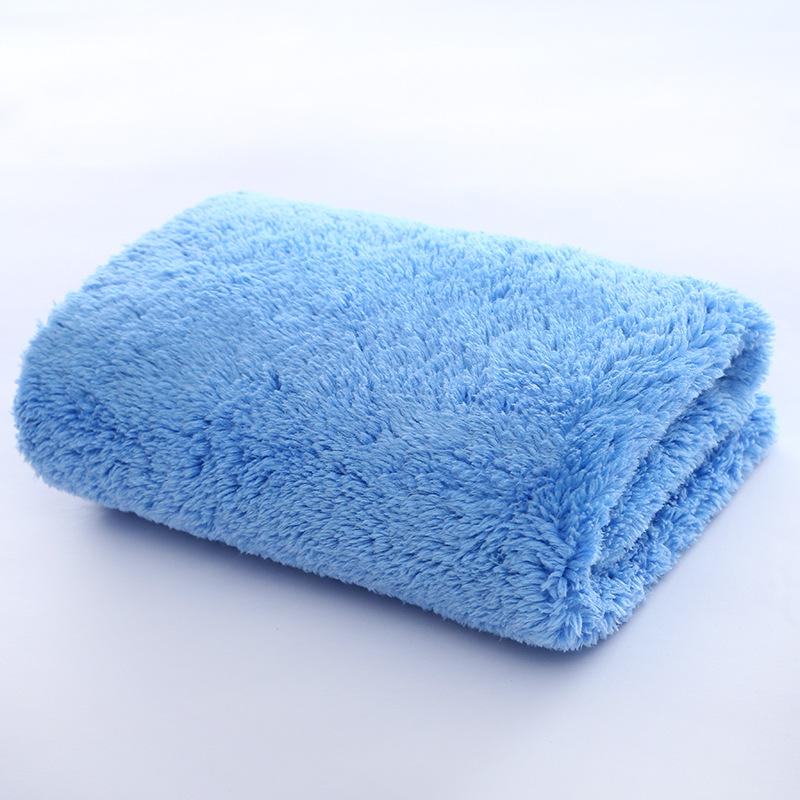 Premium Thickened Coral Fleece Car Wash Towel, 500gsm, 40x40cm - High Absorbency for Household & Car Use