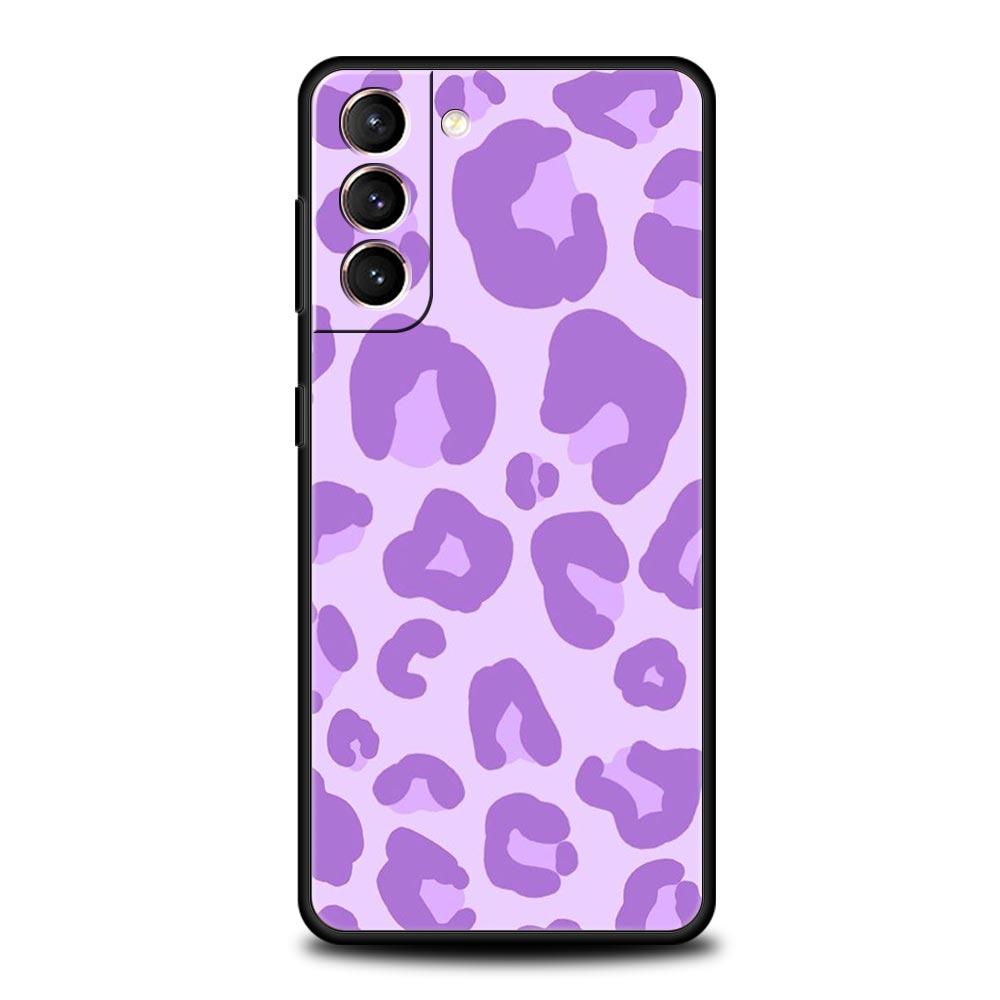 Infinity On Purple Phone Case For Samsung Galaxy S23 Ultra S22 S21 S20 FE 5G S10 S10E S9 S8 Plus Note 20 Silicone Cover Bumper