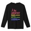 Funny ArchitecT T Shirt Architectural Humor For Architecture Unisex Myth Legend Vintage Washed Stretched Graphic Breathable