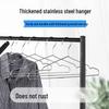 Ouyin Stainless Steel Hangers (10-Pack, 45cm)