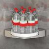 Wall-Mounted Rotating Corner Rack No Drilling Seasoning Rack Triangle Storage Rack  Bathroom