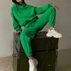 2026 Womens Casual Lounge Set Hooded Sweatshirt Wide Leg Pants Outfit
