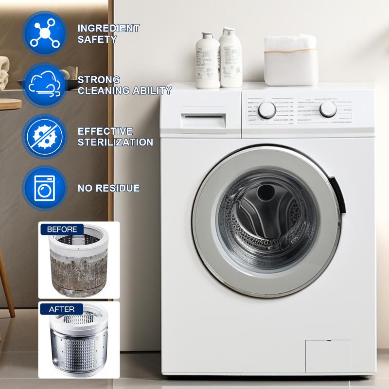 Jakehoe Washing Machine Cleaning Tablets Drum Water Tank Cleaner Remove Dirt Odor Deodorant Washing Machine Clean Tablets