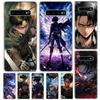A-Attack On T-Titan Levi Cover For Samsung Galaxy S8 S9 Plus S10 Lite Note 8 9 10 Pro 20 Ultra S7 Edge M11 M21 M32 M51 Print Coq
