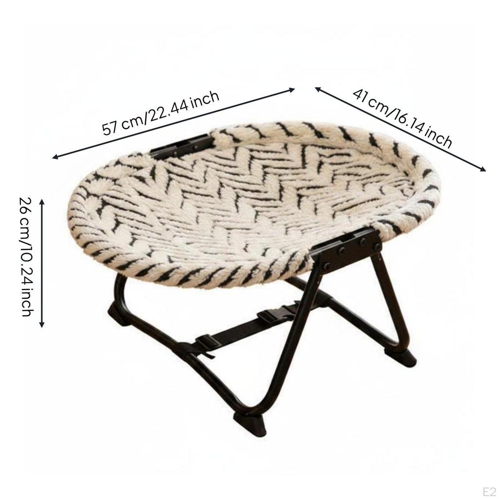 Mesh Cat Bed Cooling Pet Cot Easy to Clean Raised for Small Dogs