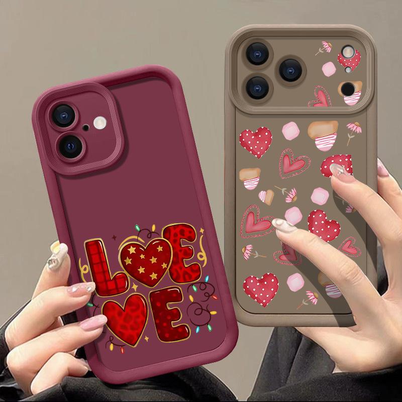 Pin Love Queen Print Case For iPhone 17 Pro Max Case iPhone 16 15 14 13 Pro Max 11 17e 16e Shockproof Bumper Soft Silicone Phone Cover Cases