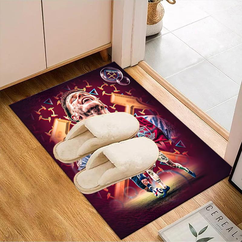 hammer Football Printed Office Carpet Chair Cushion  Entryway Rug, Rugs for Living Room, Bedroom Christmas gifts