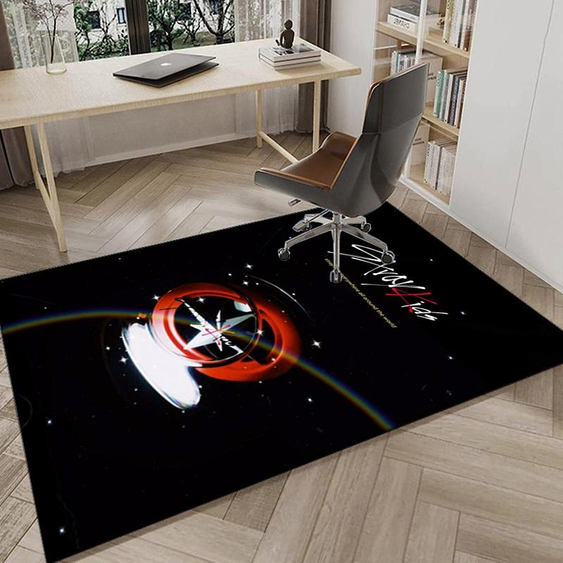 K-pop Group Performance Carpet, Chair Rug,Rug for Office Bedroom living rooms, Doormat decor Fan Gift Christmas Gift