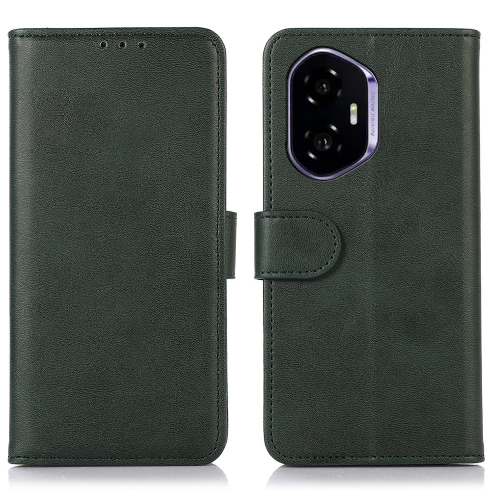 For Honor 400 Case Cowhide Texture Leather Wallet Phone Cover with Stand