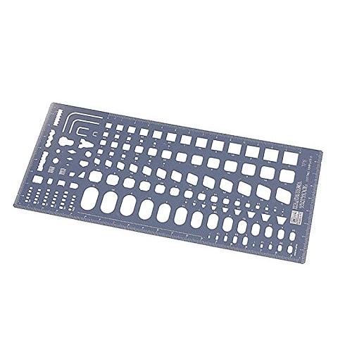 Hasegawa Tri-Tool Cutting Template D Square Ruler for Plastic Models TP8