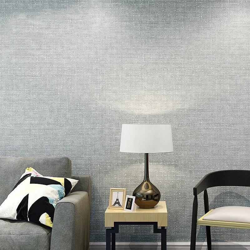 Vlieswandverkleidung Einfarbige Wandverkleidung Schaumstoff und Minimalistischer Stil Papel De Pared Tapete Für Wand Modern