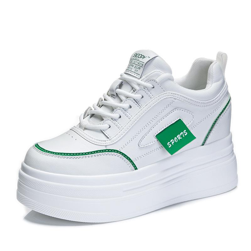 

Inner height increase new spring and autumn dad shoes platform ins sports and leisure shoes A 34 зелёный
