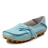 Casual Women's Single Shoes, Mother Shoes, Flat-bottomed Peas Shoes, Nurse Shoes, Lace-up Tendon Low-top Shoes