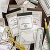 Paper Trace Liliana Collection: Hot Stamped Embossed Sticky Notes - 6 Styles for Journaling & Collage