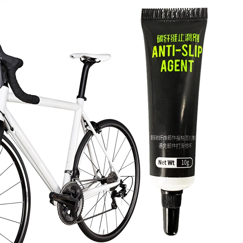 10g Agente Antiderrapante de Fibra de Carbono Para Bicicletas MTB Selim Guidão Quadro Superfícies de Proteção Branco Graxa para Bicicleta