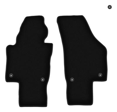 Alfombrillas delanteras básicas de terciopelo para: Volkswagen Passat B6 / B7 sedán, familiar (station wagon) USA (2005-2014)