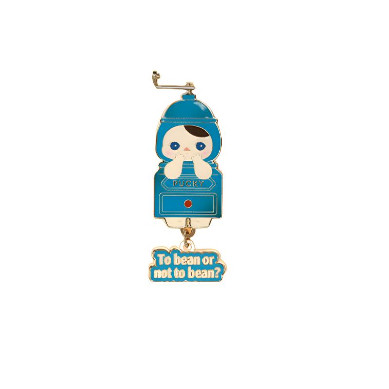 POP MART Pucky Elf Bunny Café Collection, Badge Mystery Boxes, Single Blind Box