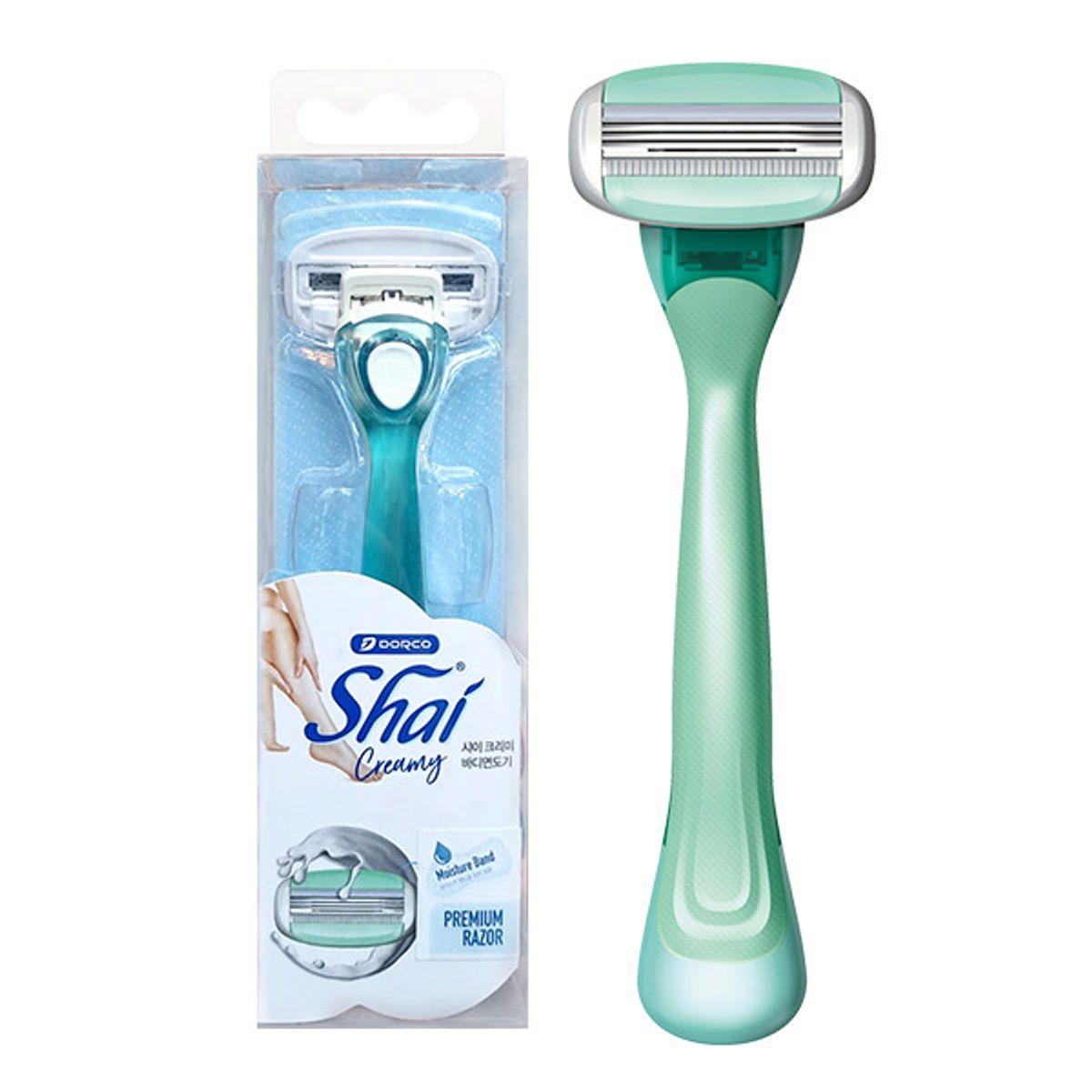 Shy Creamy Razor 1up (Razor + 1 Blade)