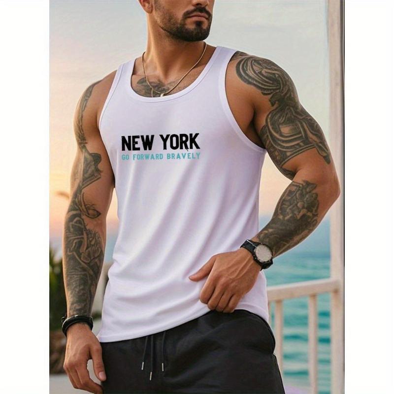 

Men s Tank Top, Lightweight & Comfortable, Great for Casual Wear & Beach Day S