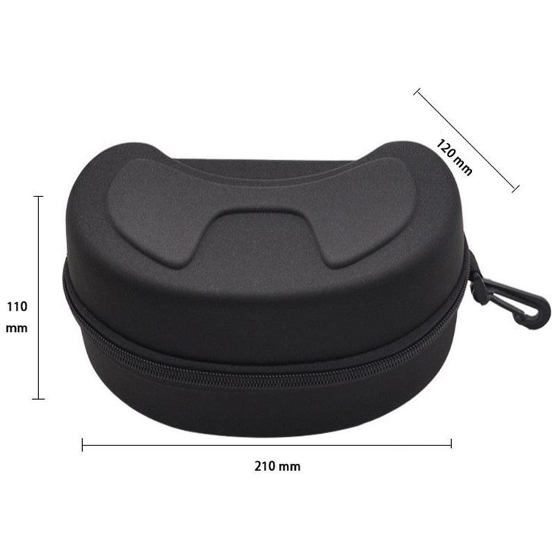 1PC Ski Snowboard Goggles Box Hard EVA Portable Protection Carrying Case Water Resistant Shockproof Shell Ski Accessories