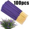 50/100Pcs Incense Sticks Tea Room Wooden Material And Meditation Wood Sticks Yoga Lavender Sticks for Home Lavender Scent Natural