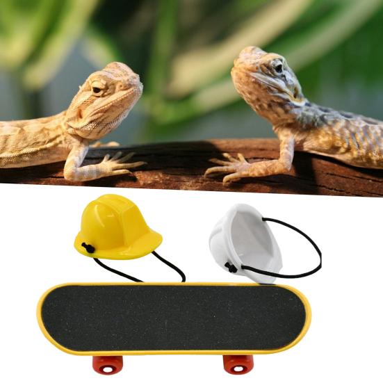 1 Set Lizard Helmet Sturdy Easy to Put on And Take Off Elastic