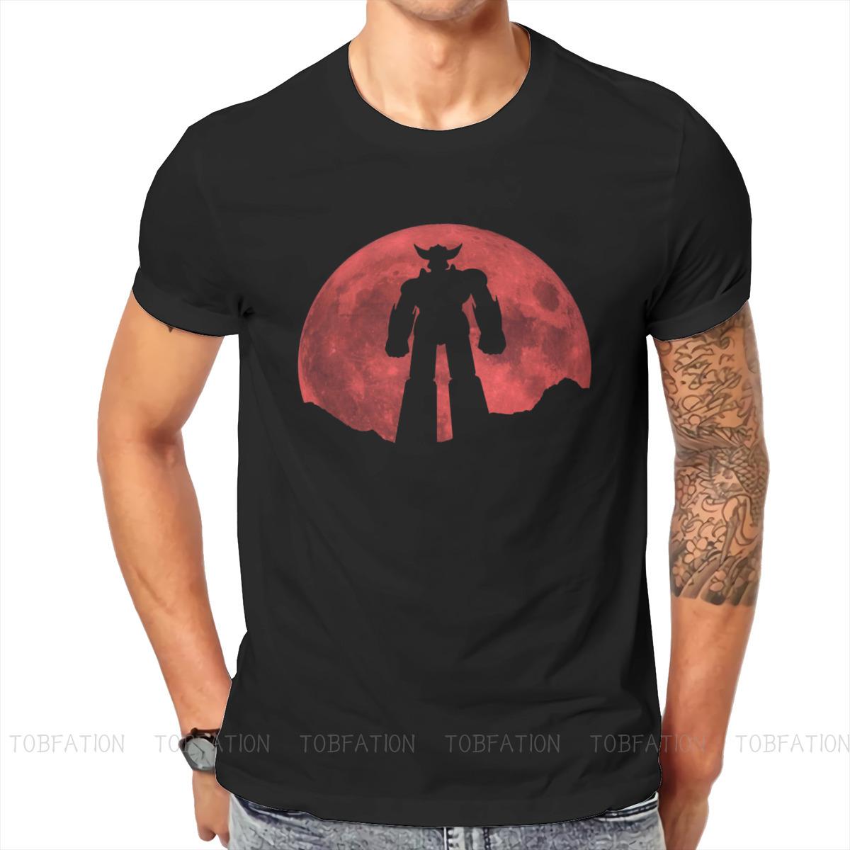 

UFO Robot Goldrake Grendizer Anime Red Moon Classic T Shirt Classic Grunge Summer Loose Cotton Men Cloth Harajuku O-Neck TShi... S разноцветный