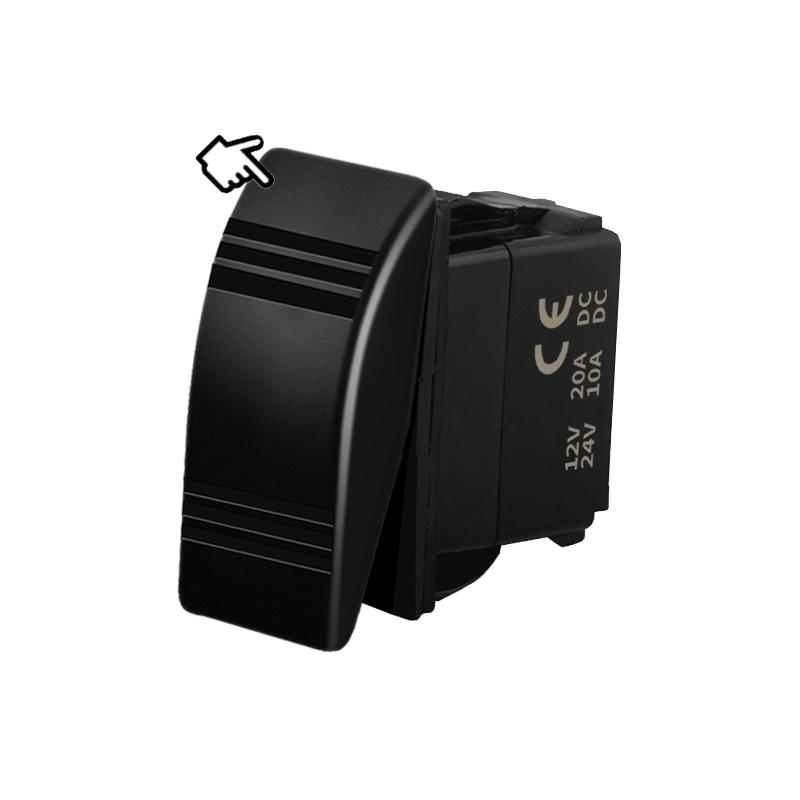 Universal 12V/24V Rocker Switch ON-OFF / 3 Position ON-OFF-ON Toggle Actuator for ARB Carling Style ATV UTV Tractor Marine Boat Battery Switches5