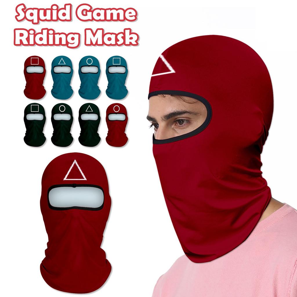 Windproof Ski Mask Dustproofs Motorcycle Bicycle Bicycle Mask Squid Appeared Again For Role Playing