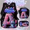 Stitch Backpack for Kids Students Large Capacity Lightweight Cartoon School Bag