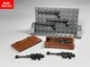 MOC Steine Suona Horn Militärpistole Piraten Gewehr Soldat Gamaschen Helm Actionfigur Zusammengebaute Bausteine Jungen Spielzeug